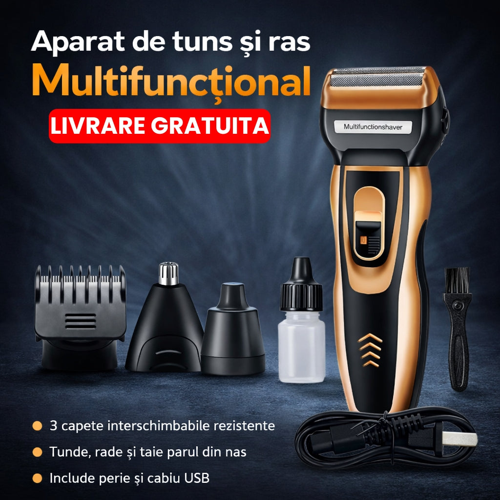 Aparat de tuns multifuncțional 3 în 1