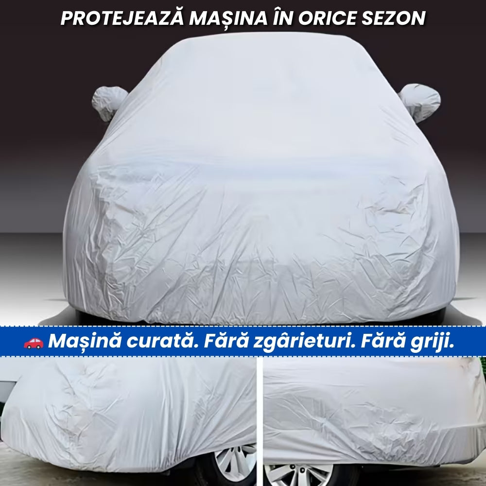 Husă Auto Impermeabilă - Protecție Ploaie, Zăpadă, Soare, Praf, Zgârieturi - Dimensiuni Mari