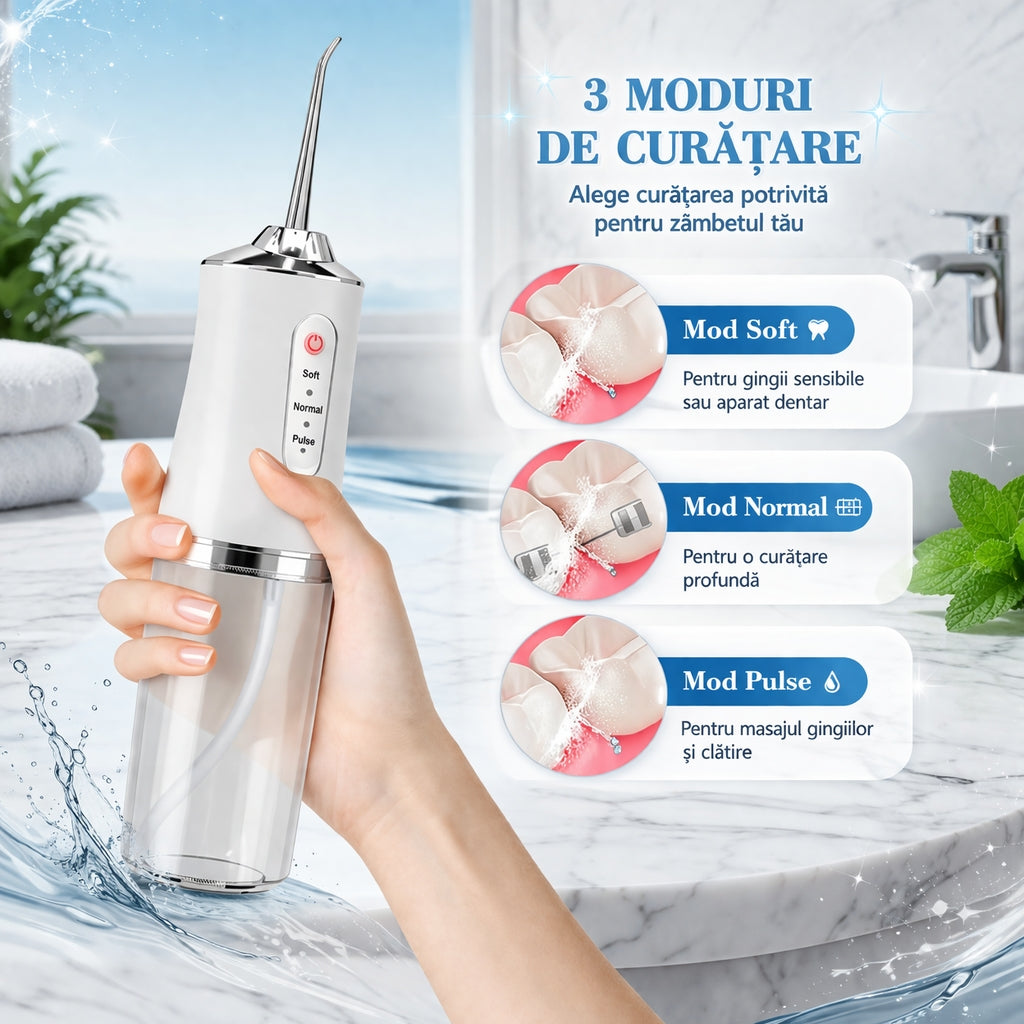 Irigator bucal si oral cu 4 capete