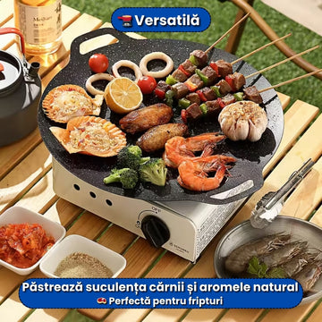 Plită Japoneză Antiaderentă 32 cm – Material Durabil, Gătit Uniform