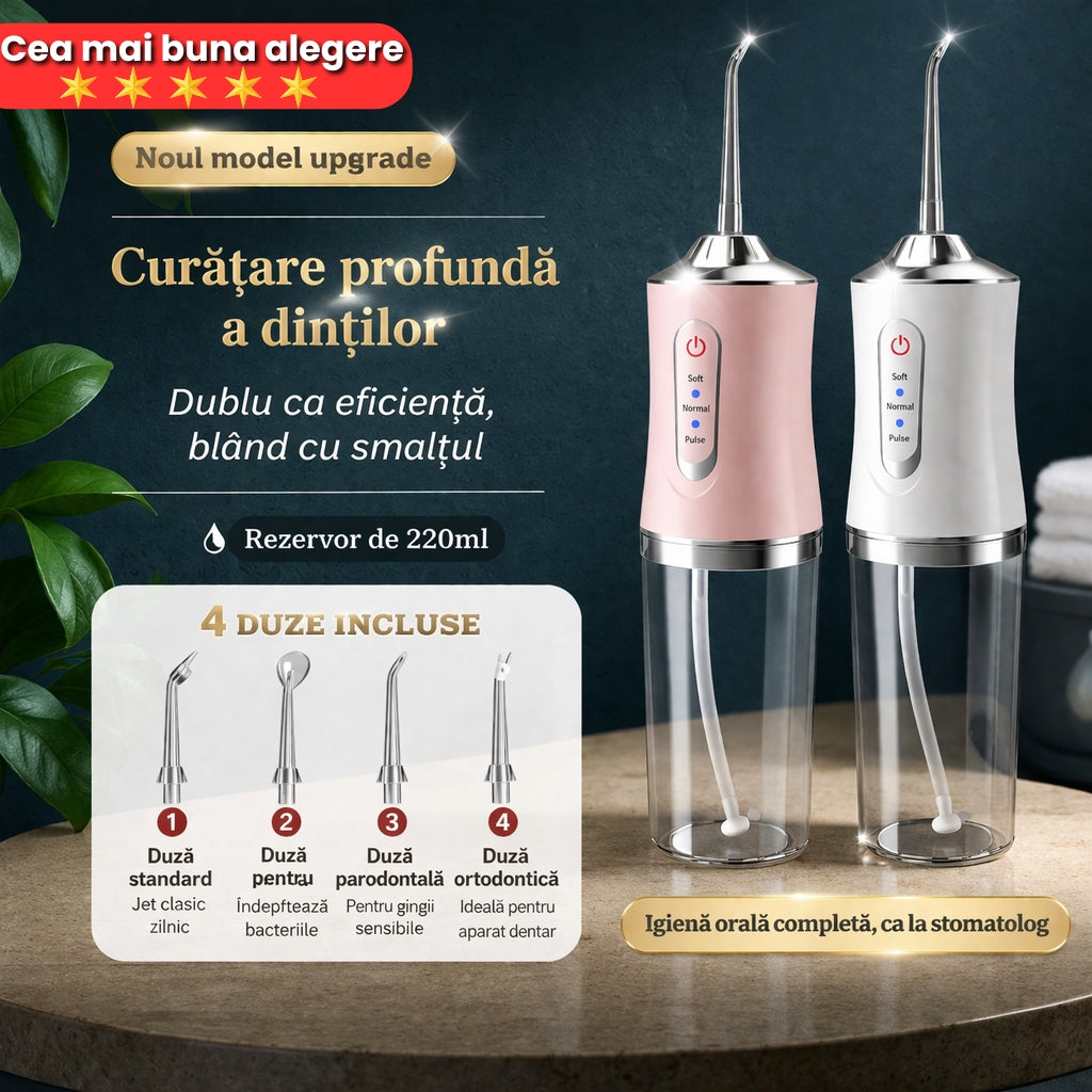 Irigator bucal si oral cu 4 capete